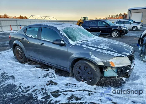 2012 Dodge Avenger Se z USA, uszkodzony, nr VIN 1C3CDZAG2CN328596